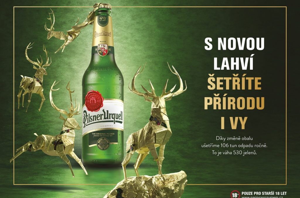 Od 8.3. Začíná distribuce plně recyklovatelných lahví Pilsner Urquell