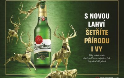 Od 8.3. Začíná distribuce plně recyklovatelných lahví Pilsner Urquell