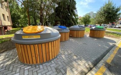 Kroměříž zprovoznila polopodzemní kontejnery ve Spáčilově ulici