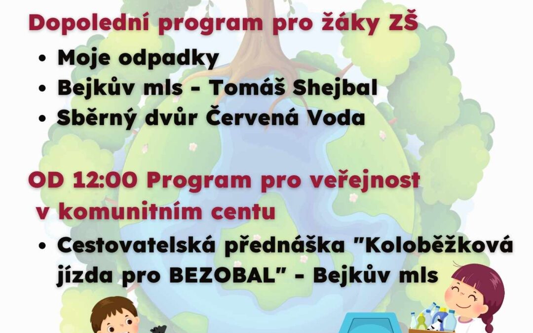 Zdravá obec Červená Voda: Den Země 2023