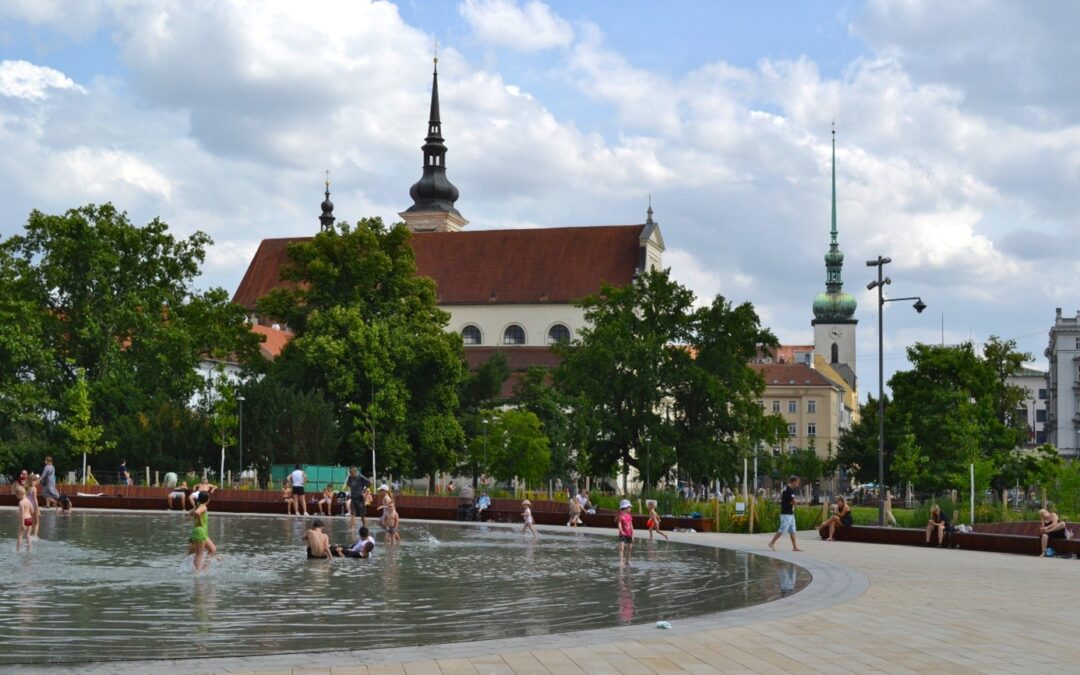 Opravené Moravské náměstí v Brně vyhrálo soutěž Park roku 2023